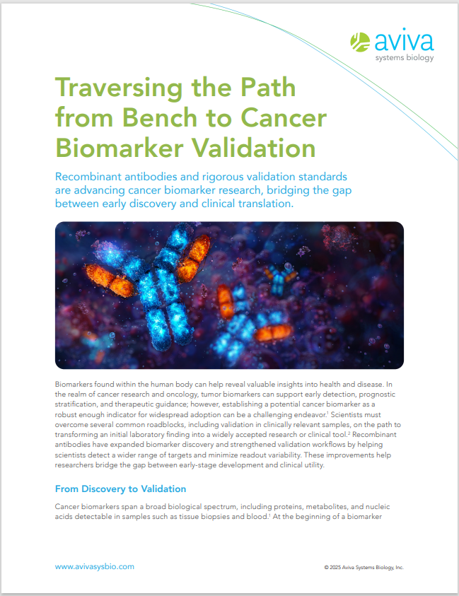 Traversing the Path from Bench to Cancer Biomarker Validation cover image Traversing the Path from Bench to Cancer Biomarker Validation cover image